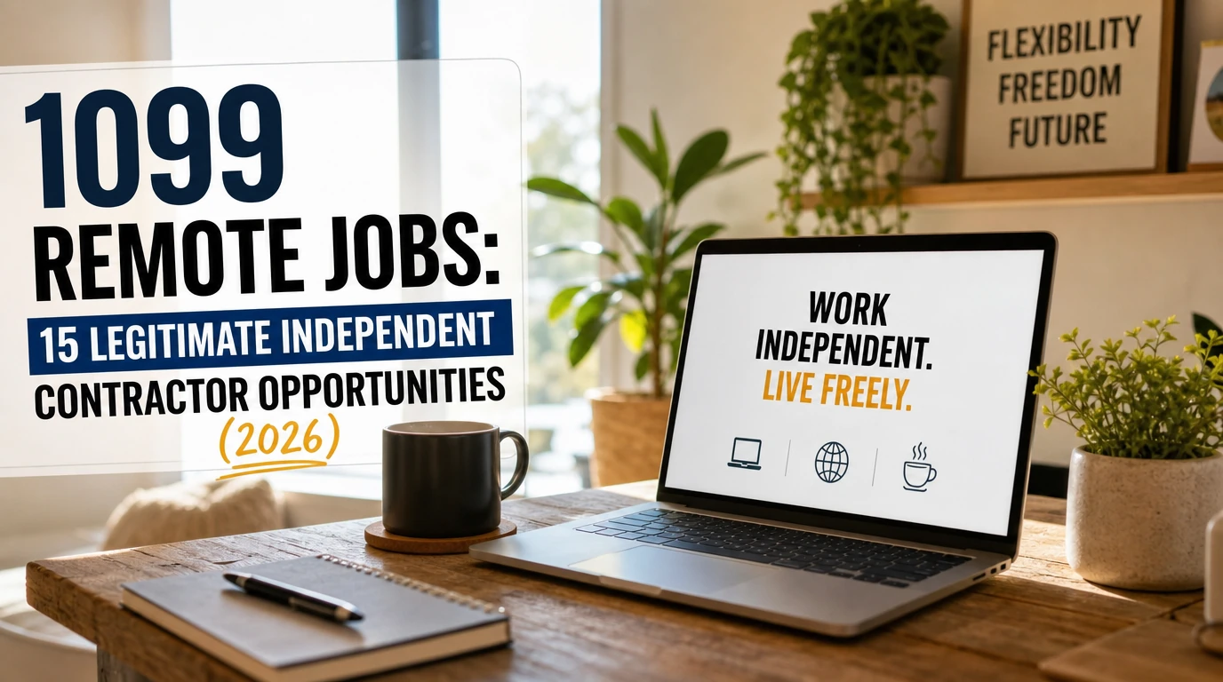1099 Remote Jobs - 15 Legitimate Independent Contractor Opportunities