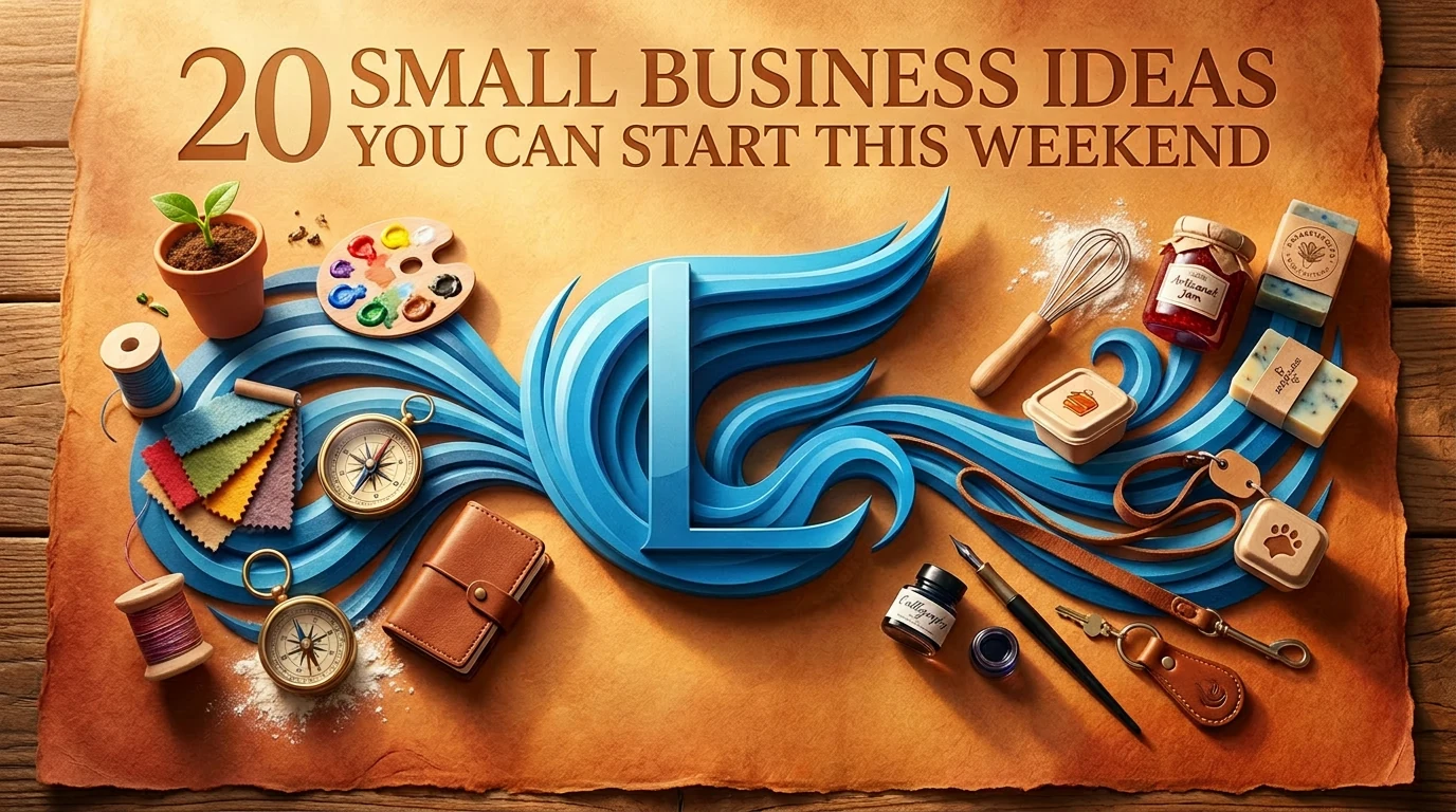 20 Small Business Ideas You Can Start This Weekend (Most Under $500)
