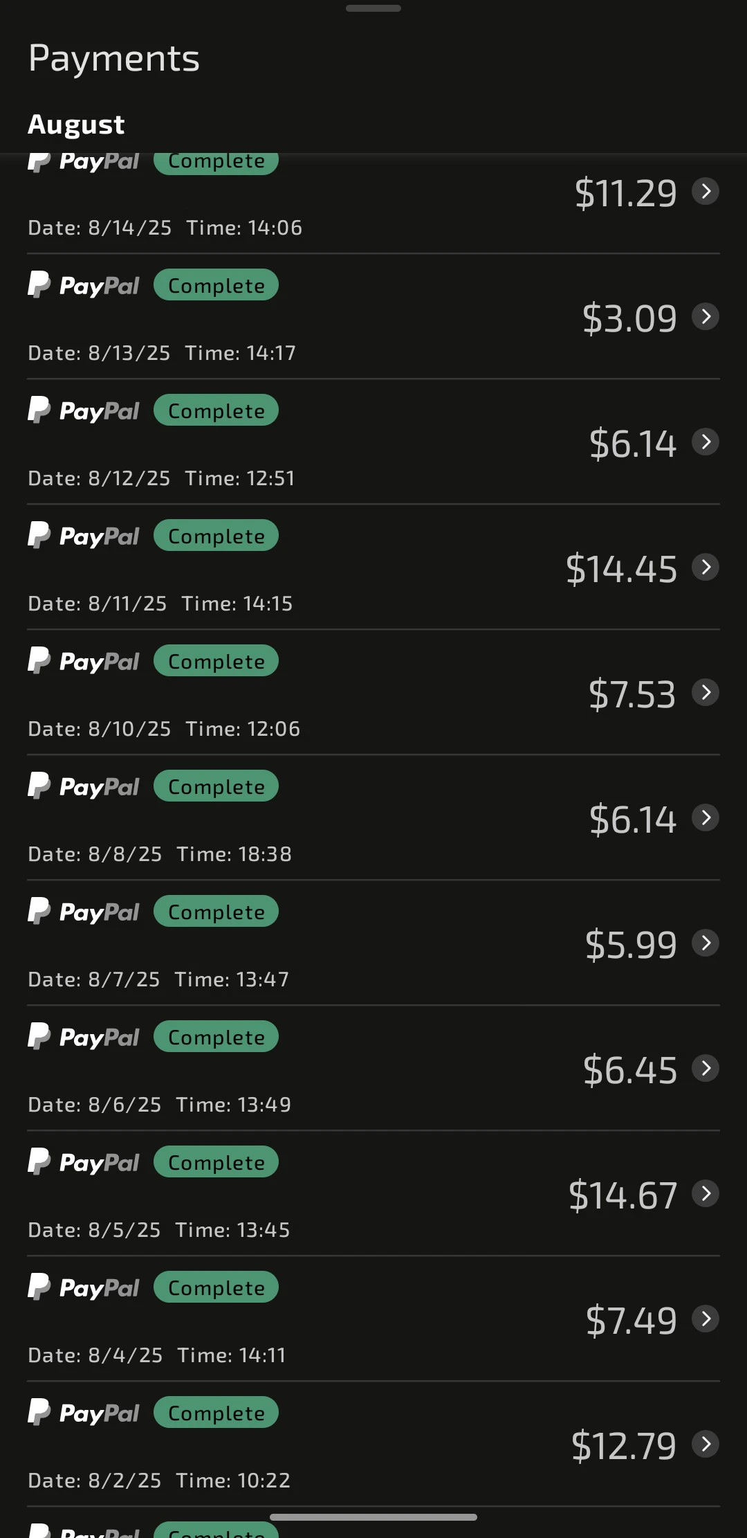 Attapoll PayPal Payment Proof 1