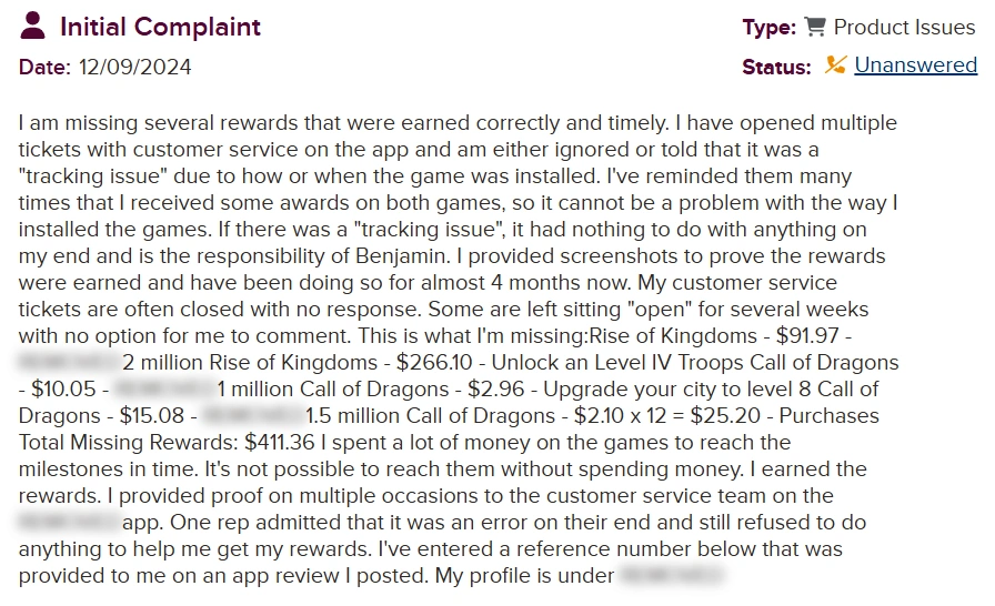 Benjamin One Header Image