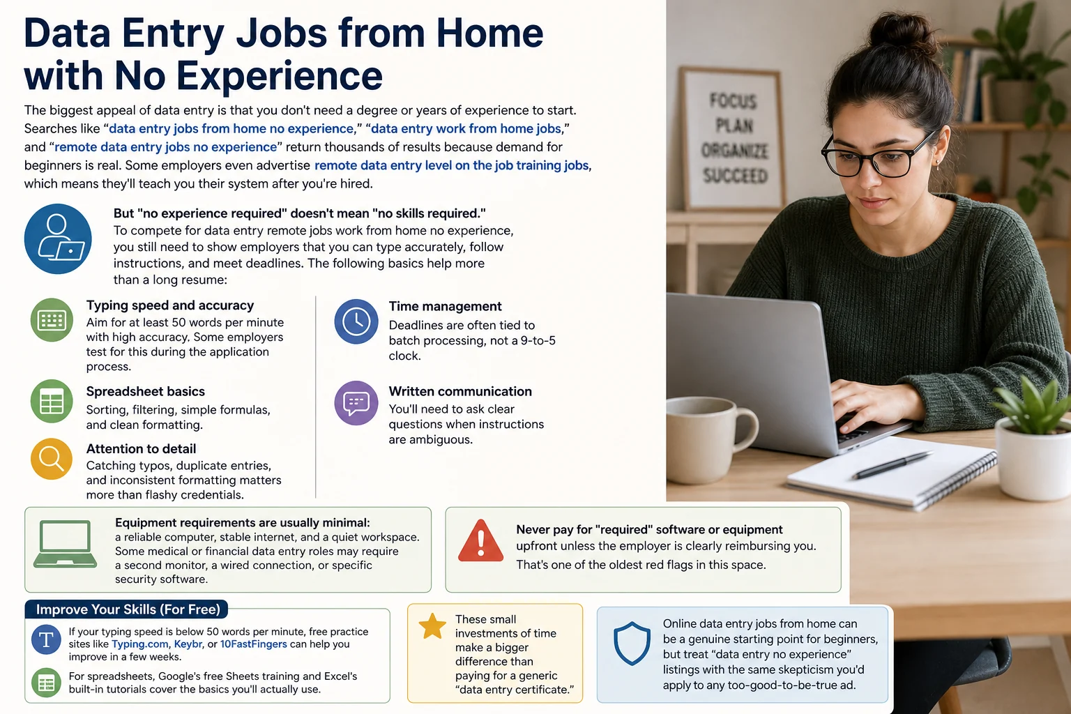 Data entry jobs from home with no experience - what you actually need to know