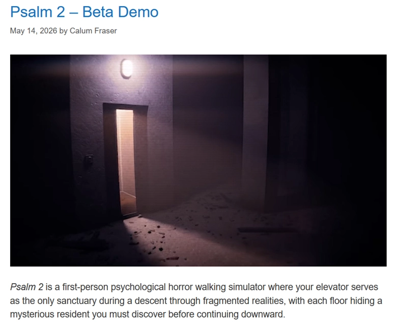 Alpha Beta Gamer - Psalm 2 Beta Demo Example