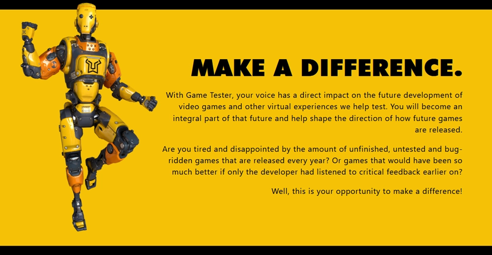 GameTester.gg - Make a Difference Site Description