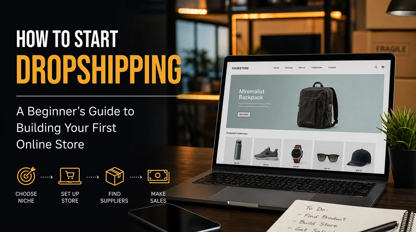 How to Start Dropshipping: A Beginner's Guide to Building Your First Online Store (2026)