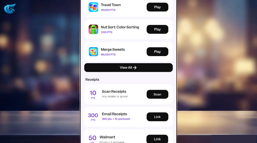 Pogo App Games and Receipt Scanning Features