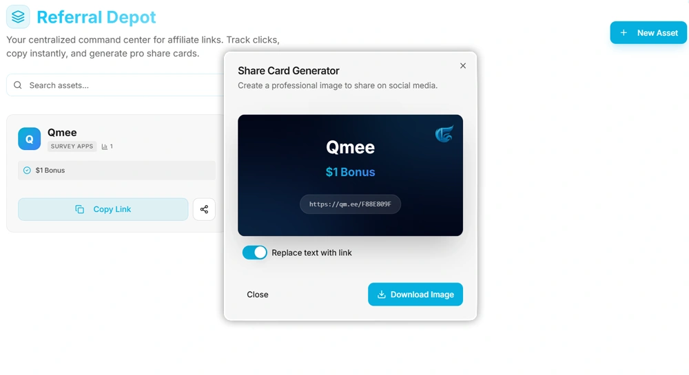 Referral Depot Screenshot